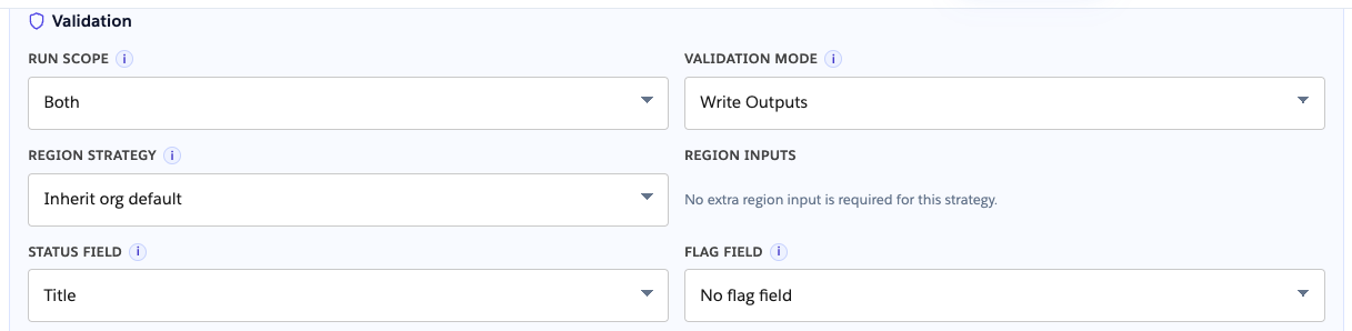 Contact Phone rule with Write outputs selected and status field mapped to Title